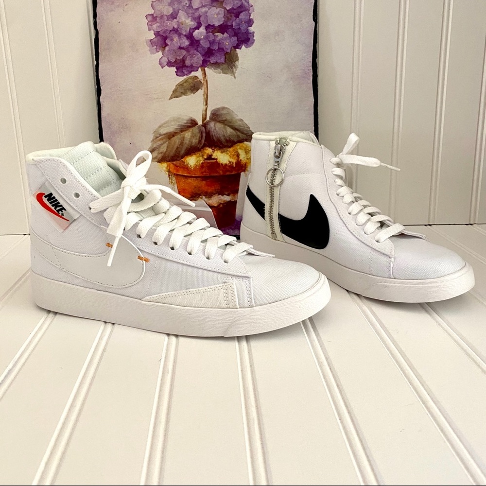 NIKE Blazer Mid Rebel Summit White Basketball Shoe